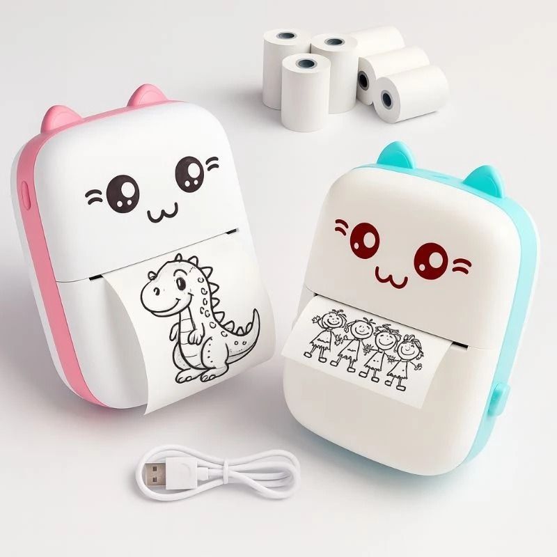 Portable Mini Pocket Printer – Bluetooth Thermal Printer